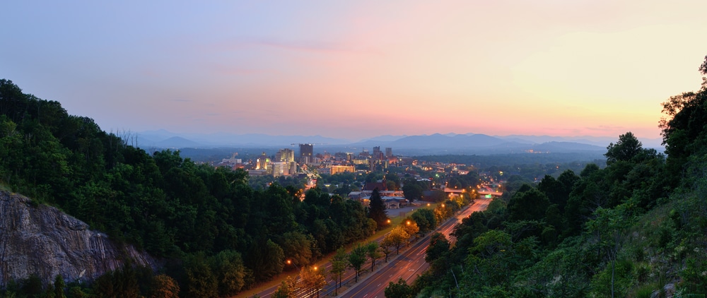 Dine at James Beard Restaurants in Asheville 1 Downtown Asheville through the mountains, home to plenty of James Beard restaurants in ASheville and more
