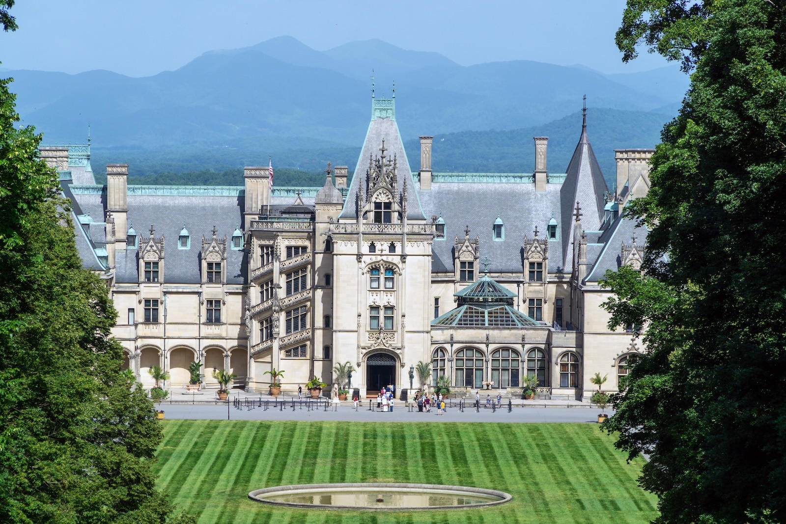 The Biltmore Estate in Asheville, NC, before Biltmore Estate Christmas.