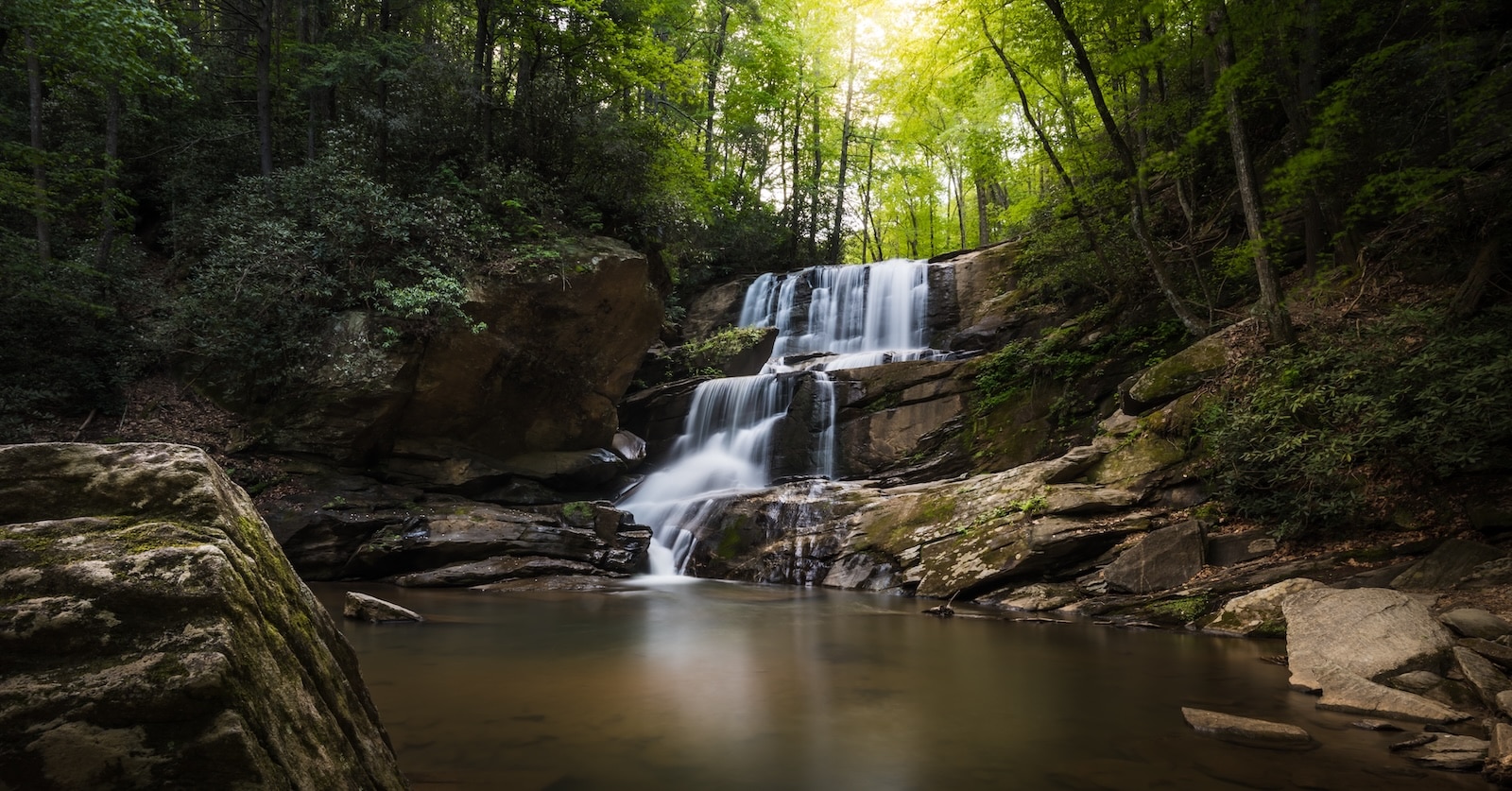 Why Saluda Is One of the Best Small Towns in North Carolina 2 Waterfalls just outside of Saluda, NC, one of the best small towns in North Carolina.